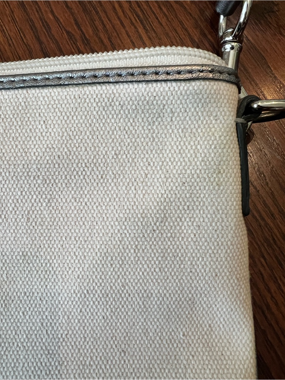 Coach Starfisg Crossbody Bag - Cream And Teal Canvas - Picture 13 of 14